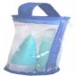 Clear PVC & 70D cosmetic bag small picture