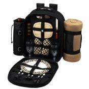 2 Person Picnic Backpack with Cooler images