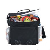 30 cans insulated lunch cooler bag with speaker images