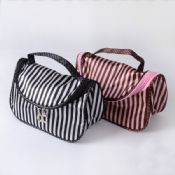 Pink Stripe Cosmetic Bag images