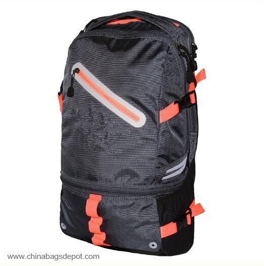  Sports laptop running backpack with shoes compartment