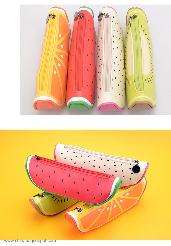 Fruit shape pencil bag