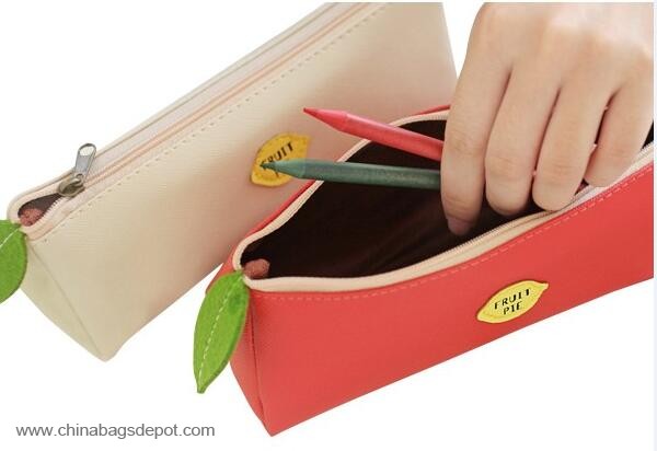  leather pencil case pouch