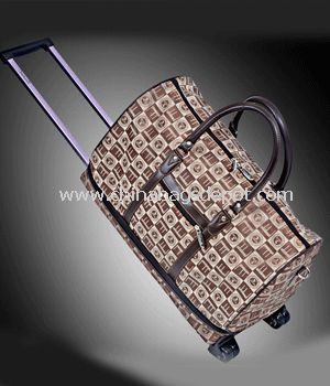 Bolsa de lona de señora ruedas