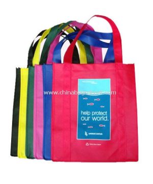 Logotipo impreso bolsa de compras no tejido