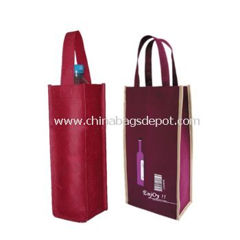 Bolso de compras de vino