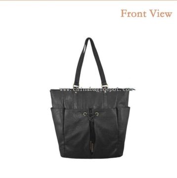 Black Shopping Handbag