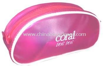 30 años claro bolso cosmético del PVC