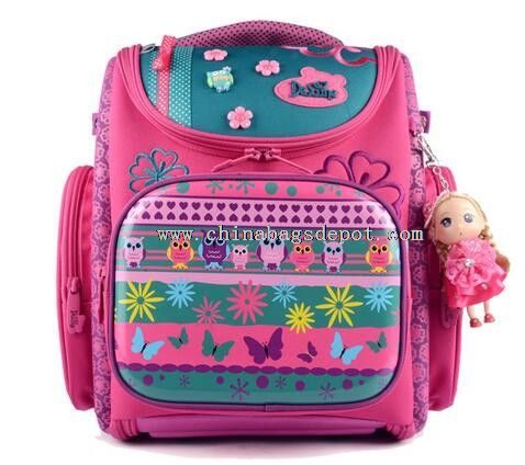 Bolso de escuela de diseño 3D imagen animal