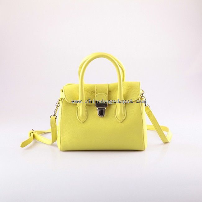 Bolso de cuero genuino de las señoras mini alta gama lujo