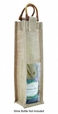 1 bottiglia juta Window Bag