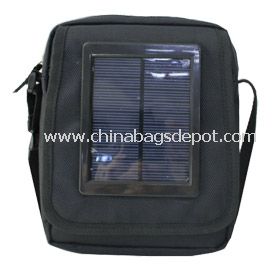 Mini solar shoulder bag