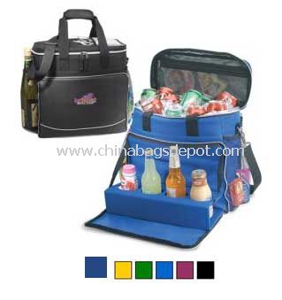 600D/PVC/Silver aluminum foil picnic cooler bag