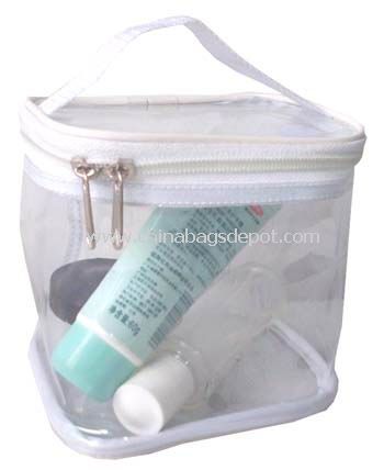 clear PVC cosmetic bag