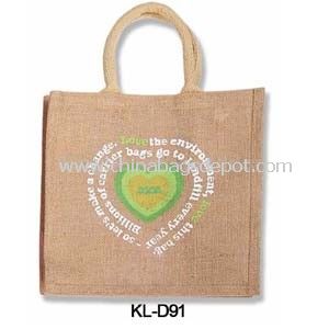 Jute shopping bag