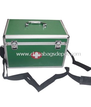 Aluminum tool bag with belt