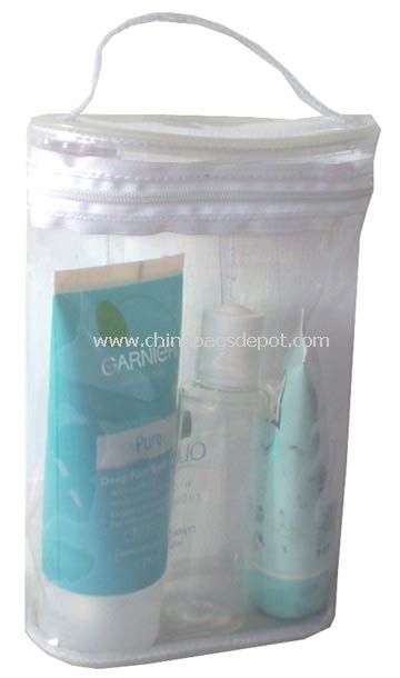 Clear pvc cosmetic bag