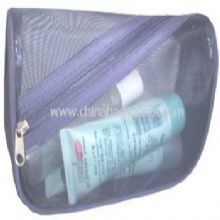 Mesh & microfibre cosmetic bag images