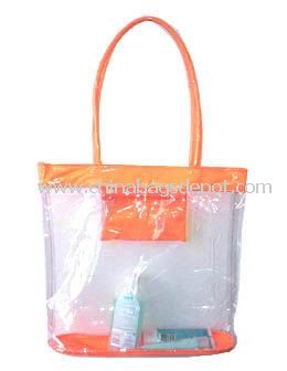 Clear PVC shopping bag