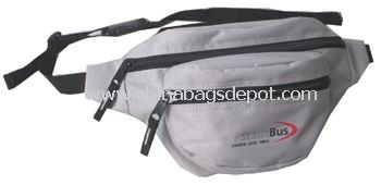 2-zipper waist bag