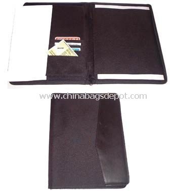 Zippered portfolio