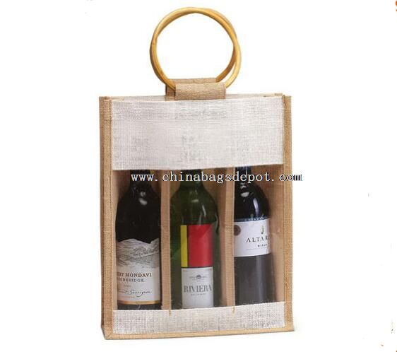 sac de 3 bouteilles de vin