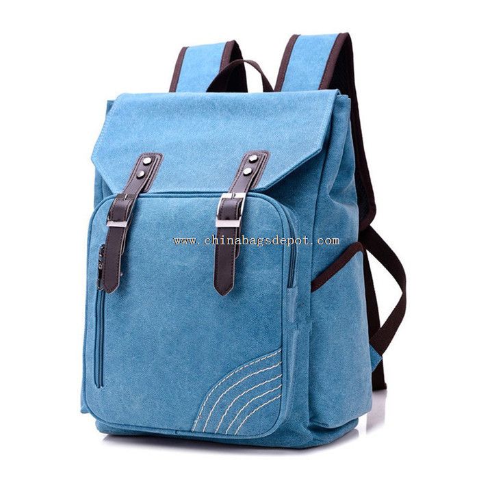 Boys Canvas Laptop Backpack Bag