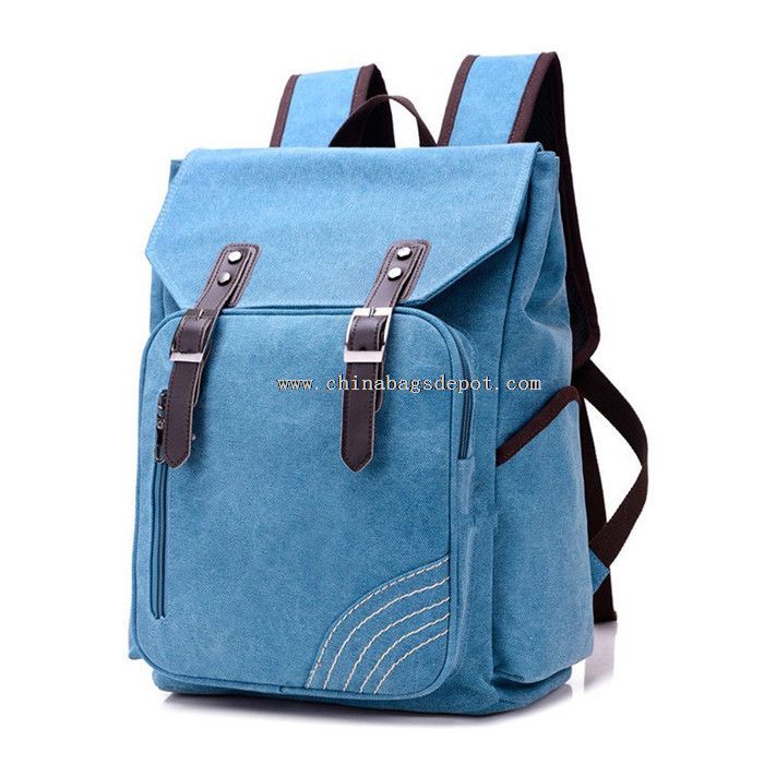 Boys Canvas Laptop Backpack Bag