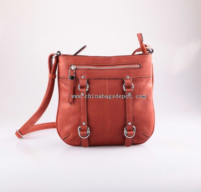 Tas Satchel PU Burgundia