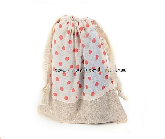 Canvas gift drawstring bags