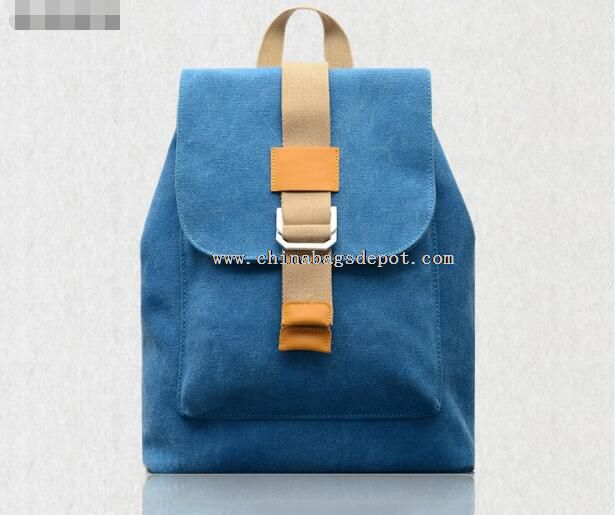 Tas Ransel Canvas kulit