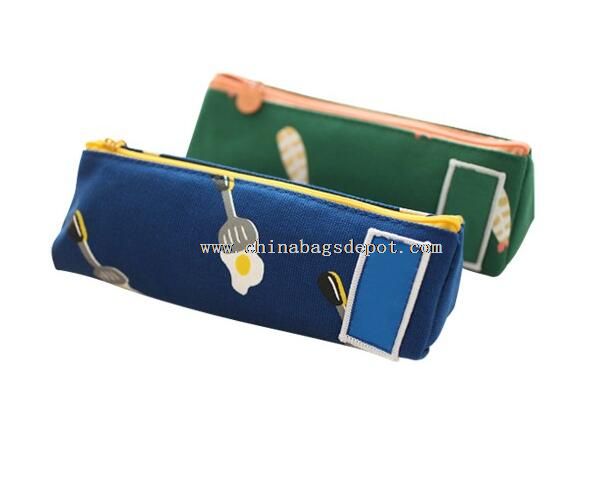 Canvas pencil case