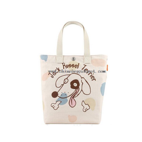 Canvas tote shopping bag