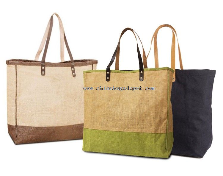 Carry Bags Colours with leather handles