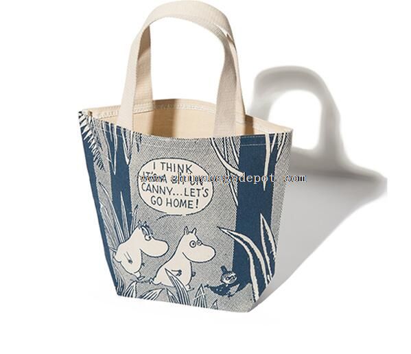 cartoon design oxford tote bag