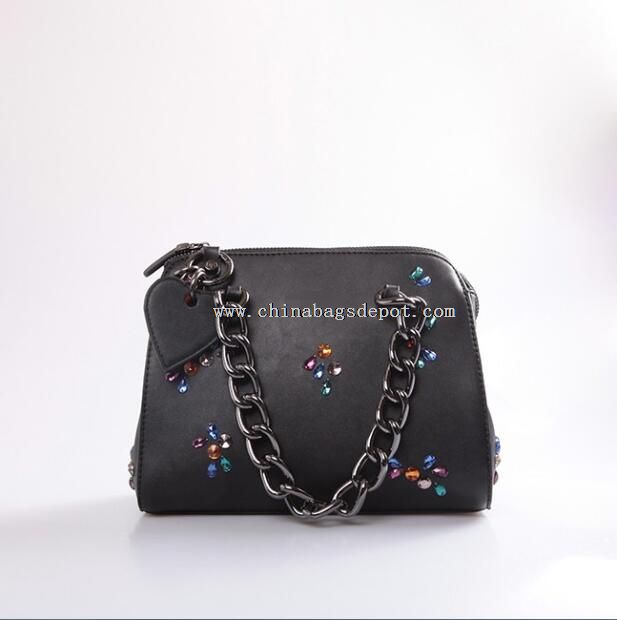 Chain ladies shoulder bags