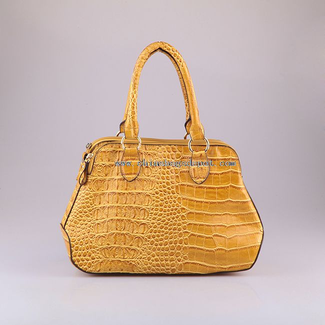 Sac de sacoche motif crocodile