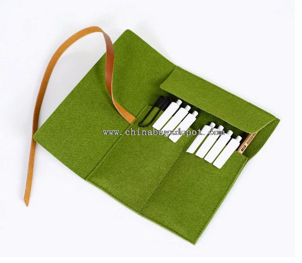 eco-friendly felt material pencil cases