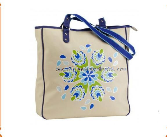 Eco friendly tote borse con ampio scomparto principale