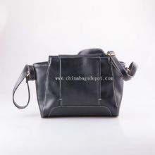 Black PU Shoulder Bag images