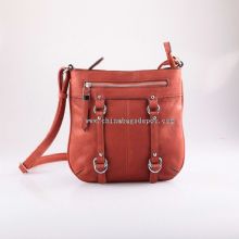 Burgundy PU Satchel bag images