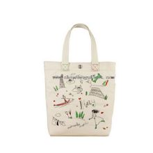 Canvas foldable shopping bag images