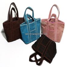 cotton velvet tote bag images