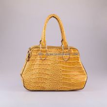 Crocodile pattern satchel bag images