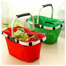 Foldable picnic tote basket images