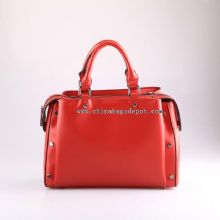 Lady Handbags Decorative Rivets Tote Bag images