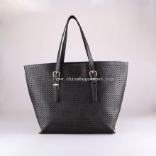 PU material women tote bag images