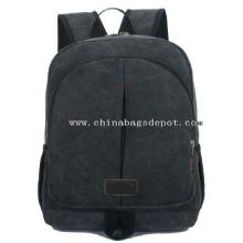School plain canvas backpack images