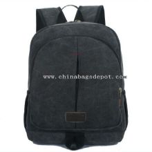 School plain canvas backpack images