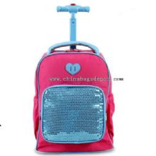 School trolley backpack bag with wheels images